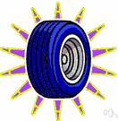 radial-ply tire - pneumatic tire that has radial-ply casing