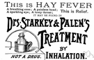 hay fever - a seasonal rhinitis resulting from an allergic reaction to pollen