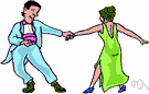 two-step - a ballroom dance in duple meter