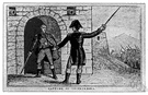Ethan Allen - a soldier of the American Revolution whose troops helped capture Fort Ticonderoga from the British (1738-1789)