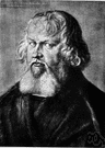 Jerome - (Roman Catholic Church) one of the great Fathers of the early Christian Church whose major work was his translation of the Scriptures from Hebrew and Greek into Latin (which became the Vulgate)
