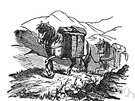 packhorse - a workhorse used as a pack animal
