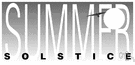 solstice - either of the two times of the year when the sun is at its greatest distance from the celestial equator