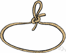 slip noose - a loop formed in a cord or rope by means of a slipknot