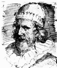 Inigo Jones - one of the first great English architects and a theater designer (1573-1652)