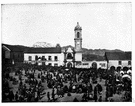 La Paz - capital city in western Bolivia and the administrative seat of Bolivia's government
