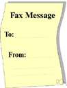 fax - send something via a facsimile machine