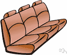 car seat - a seat in a car