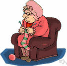 old woman - a woman who is old