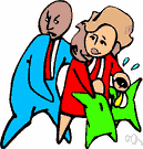 worrying - the act of harassing someone