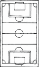 goal line - a line marking each end of the playing field or pitch