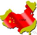 Communist China - a communist nation that covers a vast territory in eastern Asia