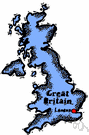 Great Britain - an island comprising England and Scotland and Wales