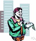 newsman - a person who investigates and reports or edits news stories