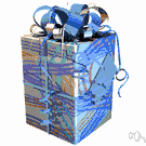 birthday gift - a present given in celebration of a person's birthday