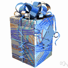 birthday present - a present given in celebration of a person's birthday