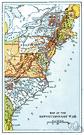 East Coast - the eastern seaboard of the United States (especially the strip between Boston and Washington D.C.)