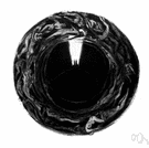 pitch blackness - total absence of light