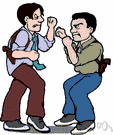 slugfest - a fight with bare fists