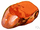 opaque gem - a gemstone that is opaque