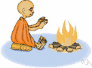 warming - imparting heat