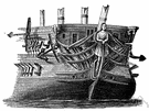 ship of the line - a warship intended for combat