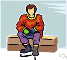 penalty box - (ice hockey) an enclosed bench to the side of an ice-hockey rink for players who are serving time penalties