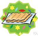 unleavened bread - brittle flat bread eaten at Passover