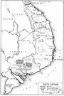 South Vietnam - a former country in southeastern Asia that existed from 1954 (after the defeat of the French at Dien Bien Phu) until 1975 when it was defeated and annexed by North Vietnam