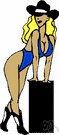 trophy wife - a wife who is an attractive young woman
