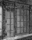 wainscoting - a wainscoted wall (or wainscoted walls collectively)