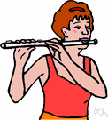 flutist - someone who plays the flute