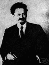 Leon Trotsky - Russian revolutionary and Communist theorist who helped Lenin and built up the army