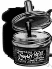 library paste - an adhesive made from water and flour or starch