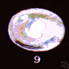 moonstone - a transparent or translucent gemstone with a pearly luster