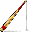 baseball bat - an implement used in baseball by the batter
