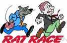 rat race - an exhausting routine that leaves no time for relaxation