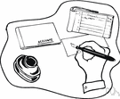 accounts payable - a debtor's accounts of money he owes