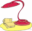 gooseneck - something in a thin curved form (like the neck of a goose)