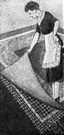 carpet pad - a pad placed under a carpet