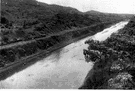 Panama Canal - a ship canal 40 miles long across the Isthmus of Panama built by the United States (1904-1914)