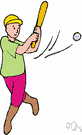 stickball game - a form of baseball played in the streets with a rubber ball and broomstick handle