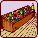 jury box - an enclosure within a courtroom for the jury