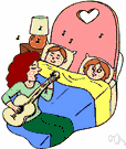 lullaby - a quiet song intended to lull a child to sleep