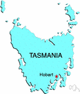 Tasmania - an Australian state on the island of Tasmania