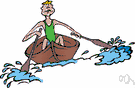 racing boat - a boat propelled by oarsmen and designed for racing