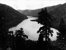 Lake Chelan - a narrow very deep lake in central Washington in the Cascade Range