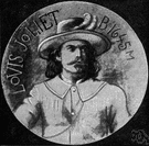 Joliet - French explorer (with Jacques Marquette) of the upper Mississippi River valley (1645-1700)