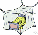 mosquito net - a fine net or screen (especially around beds) to protect against mosquitos