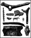 spear thrower - a device resembling a sling that is used in various primitive societies to propel a dart or spear